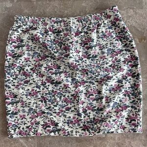 Vintage Floral Print Women's Skirt